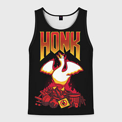 Майка-безрукавка мужская Goose - honk, цвет: 3D-черный