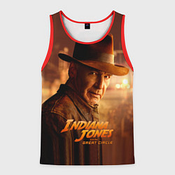 Майка-безрукавка мужская Indiana Jones and the Great Circle, цвет: 3D-красный