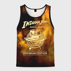 Майка-безрукавка мужская Indiana Jones and the Great Circle, цвет: 3D-черный