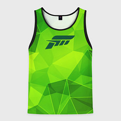 Майка-безрукавка мужская Forza Horizon green poly, цвет: 3D-черный
