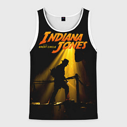 Майка-безрукавка мужская Indiana Jones, цвет: 3D-белый