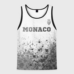 Майка-безрукавка мужская Monaco - white gradient посередине, цвет: 3D-черный