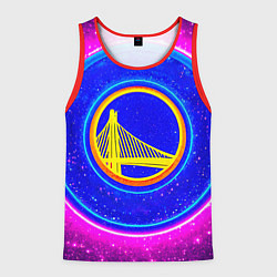 Майка-безрукавка мужская Голден Стэйт Уорриорз звездный, цвет: 3D-красный