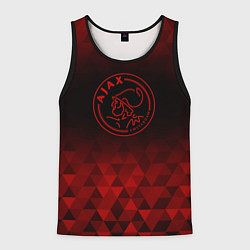 Майка-безрукавка мужская Ajax red poly, цвет: 3D-черный