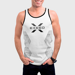 Майка-безрукавка мужская Exeed white poly, цвет: 3D-черный — фото 2