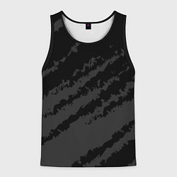 Майка-безрукавка мужская The color is black and gray, цвет: 3D-черный
