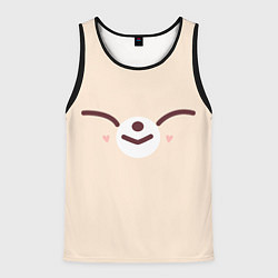 Майка-безрукавка мужская FoxINy skzoo, цвет: 3D-черный