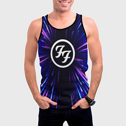 Майка-безрукавка мужская Foo Fighters neon energy, цвет: 3D-черный — фото 2