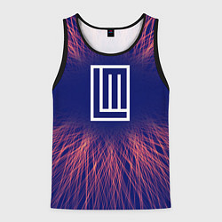 Майка-безрукавка мужская Lindemann red energy, цвет: 3D-черный