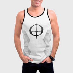 Майка-безрукавка мужская Ozzy Osbourne white poly, цвет: 3D-черный — фото 2