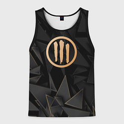 Майка-безрукавка мужская Three Days Grace golden poly, цвет: 3D-черный