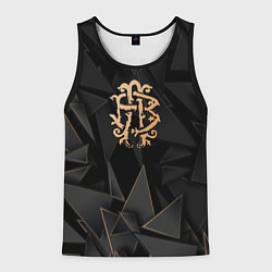 Майка-безрукавка мужская Nickelback golden poly, цвет: 3D-черный