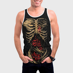 Майка-безрукавка мужская Внутренний мир, цвет: 3D-белый — фото 2