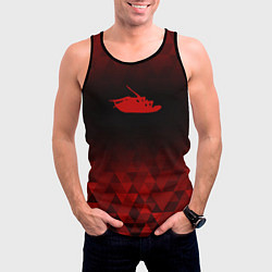 Майка-безрукавка мужская Papa Roach red poly, цвет: 3D-черный — фото 2