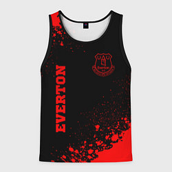 Мужская майка без рукавов Everton - red gradient вертикально