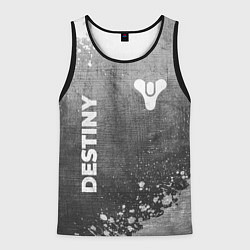Мужская майка без рукавов Destiny - grey gradient вертикально