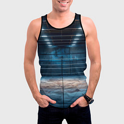 Майка-безрукавка мужская Бойцовский спортзал, цвет: 3D-черный — фото 2