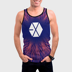 Майка-безрукавка мужская Exo red energy, цвет: 3D-черный — фото 2