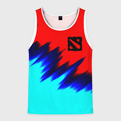 Майка-безрукавка мужская Dota краски, цвет: 3D-белый