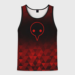 Мужская майка без рукавов Evangelion red poly