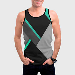 Майка-безрукавка мужская Multicoloured, цвет: 3D-черный — фото 2