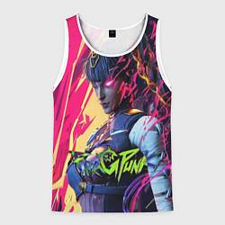 Майка-безрукавка мужская Fragpunk serket, цвет: 3D-белый