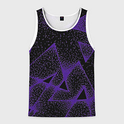 Мужская майка без рукавов The triangle is purple