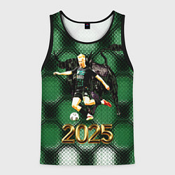 Майка-безрукавка мужская ФК Краснодар чемпион РПЛ 2025, цвет: 3D-черный