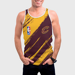 Майка-безрукавка мужская Кливленд Кавальерс - команда НБА, цвет: 3D-белый — фото 2