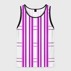 Майка-безрукавка мужская Neon pink, цвет: 3D-черный