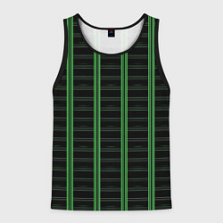 Майка-безрукавка мужская Color black cage, цвет: 3D-черный