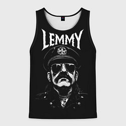 Майка-безрукавка мужская Motorhead - lemmy, цвет: 3D-черный