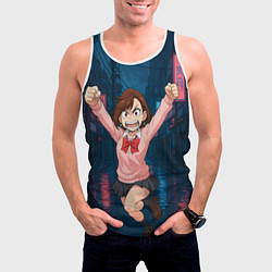 Майка-безрукавка мужская Сиратори Айра в ярости, цвет: 3D-белый — фото 2