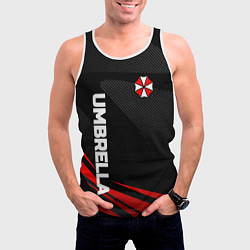 Майка-безрукавка мужская Umbrella - спорт, цвет: 3D-белый — фото 2