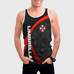 Майка-безрукавка мужская Umbrella - камуфляж, цвет: 3D-белый — фото 2