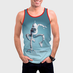 Майка-безрукавка мужская Spider Bender - meme, цвет: 3D-красный — фото 2