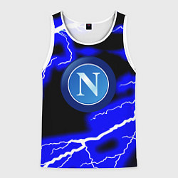 Майка-безрукавка мужская Napoli blue storm, цвет: 3D-белый