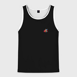 Майка-безрукавка мужская Ёлочные чудеса, цвет: 3D-белый