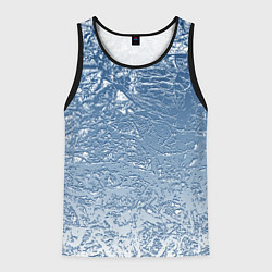 Майка-безрукавка мужская Налипший снег, цвет: 3D-черный