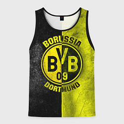 Майка-безрукавка мужская Borussia Dortmund, цвет: 3D-черный
