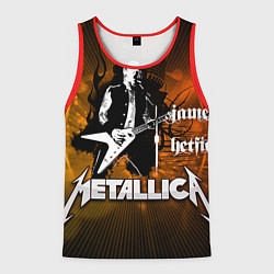 Майка-безрукавка мужская Metallica: James Hetfield, цвет: 3D-красный