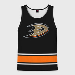 Майка-безрукавка мужская Anaheim Ducks Selanne, цвет: 3D-черный