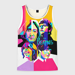 Мужская майка без рукавов The Beatles: Poly-art
