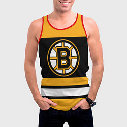 Майка-безрукавка мужская Boston Bruins, цвет: 3D-красный — фото 2