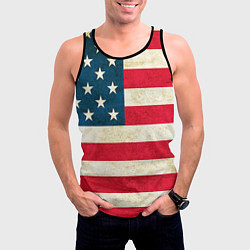 Майка-безрукавка мужская США, цвет: 3D-черный — фото 2