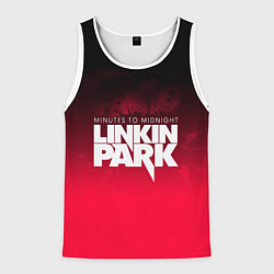 Майка-безрукавка мужская Linkin Park: Minutes to midnight, цвет: 3D-белый
