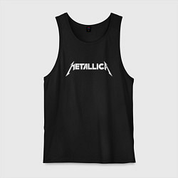 Майка мужская хлопок Metallica, цвет: черный