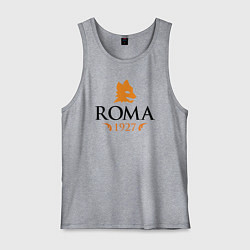 Майка мужская хлопок AS Roma 1927, цвет: меланж