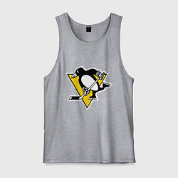 Майка мужская хлопок Pittsburgh Penguins: Malkin 71, цвет: меланж