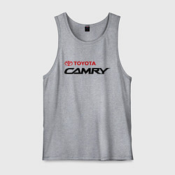 Майка мужская хлопок Toyota Camry, цвет: меланж